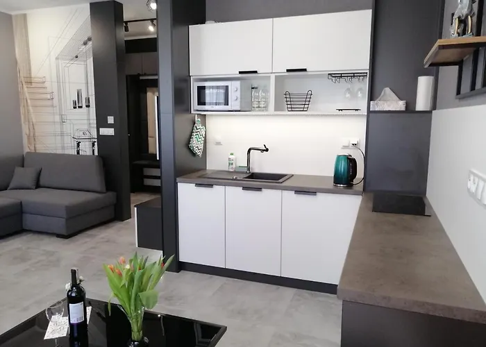 Noce W Jelonce - Nowoczesny Typu W Centrum Jeleniej G - Z Garazem Dla 1-4 Osob Apartmán